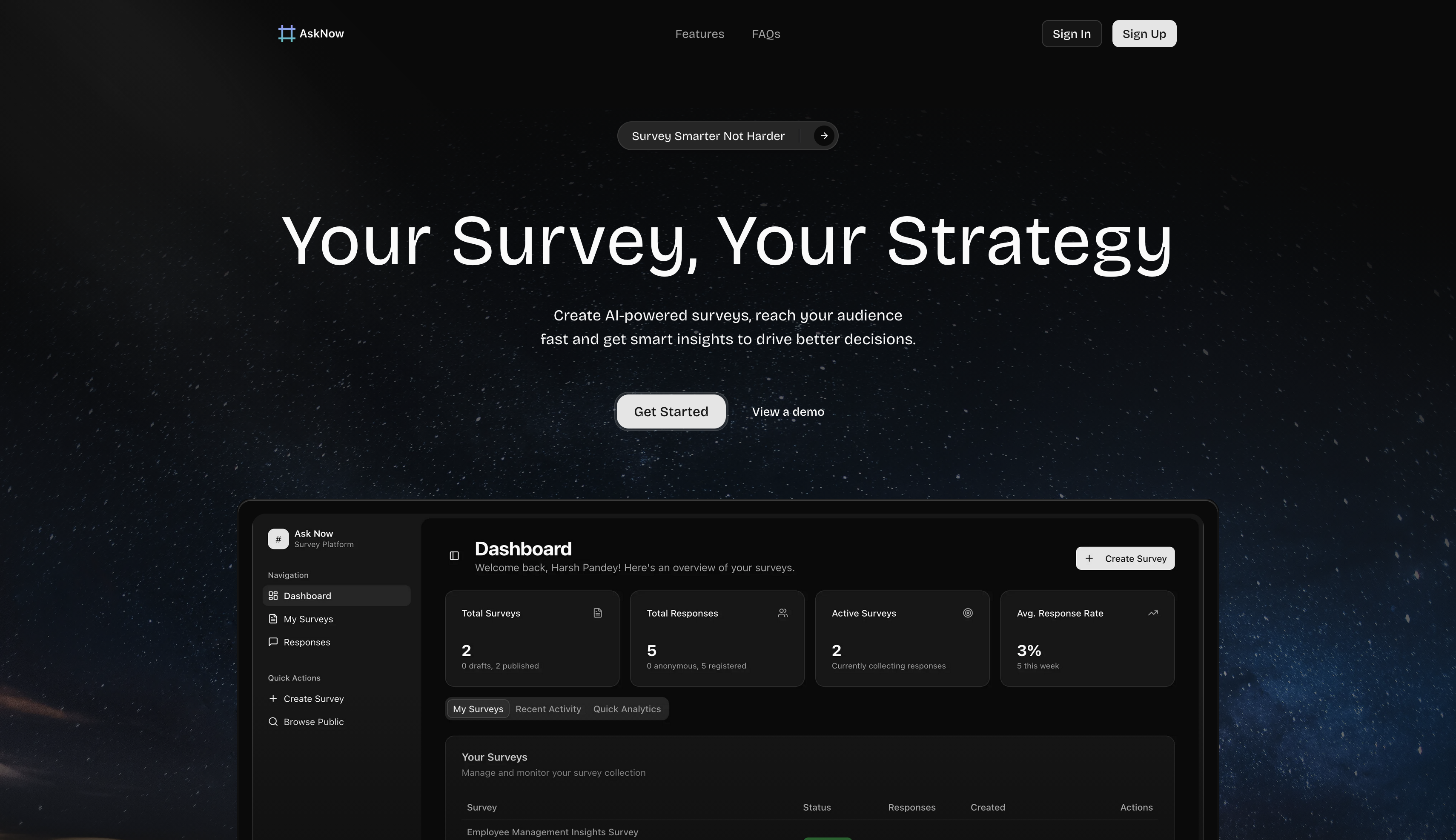 askNow Project Preview